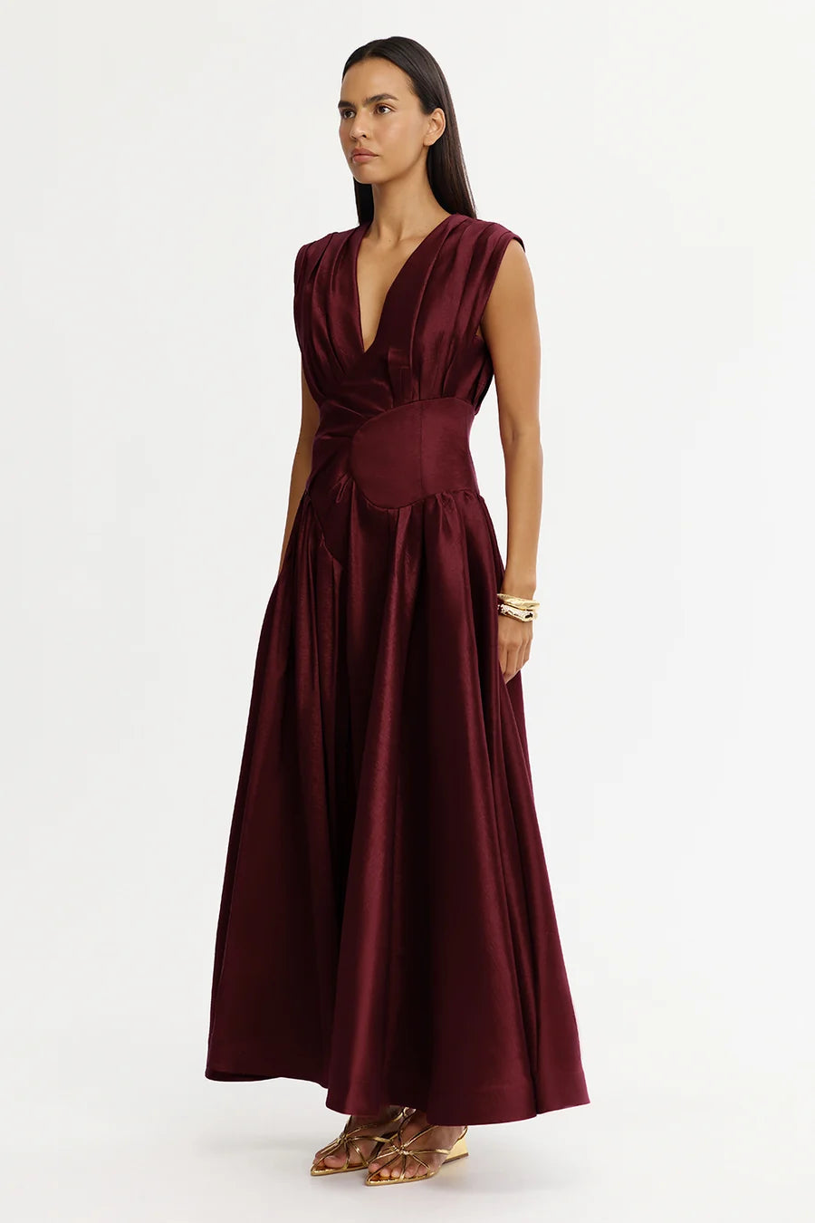 Innoxhill Maxi Dress Mahogny
