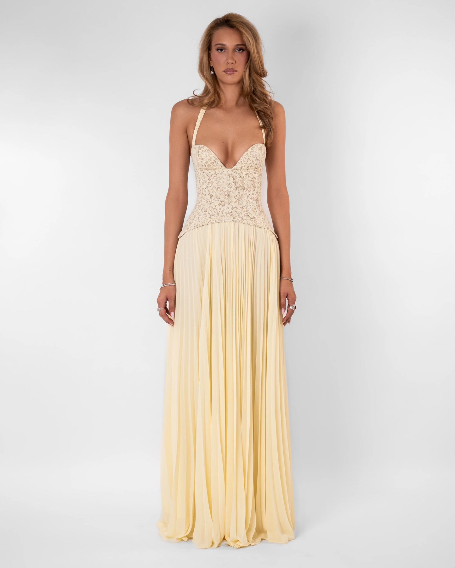 Gaia Dress Green Butter
