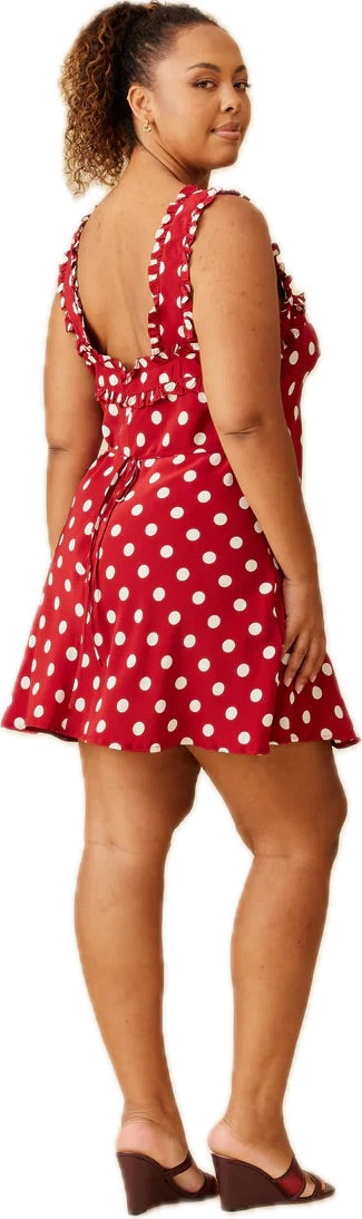 Passionfruit Mini Garnet Polkadot
