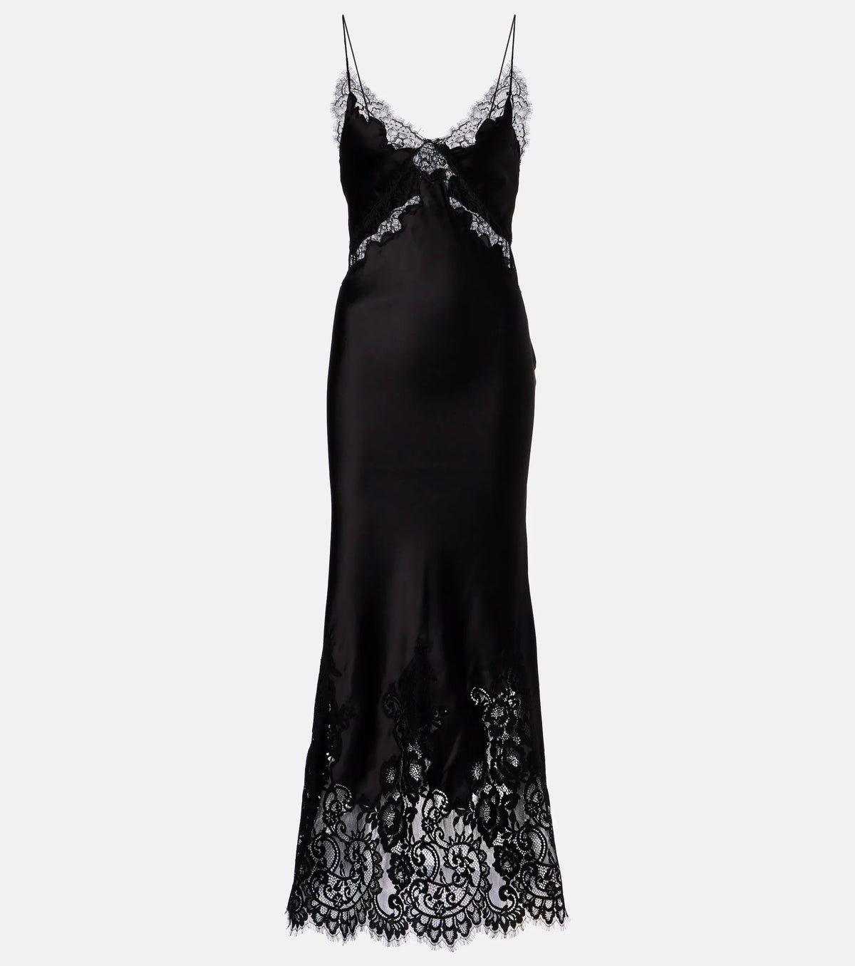 Tamera Lace Trimmed Dress