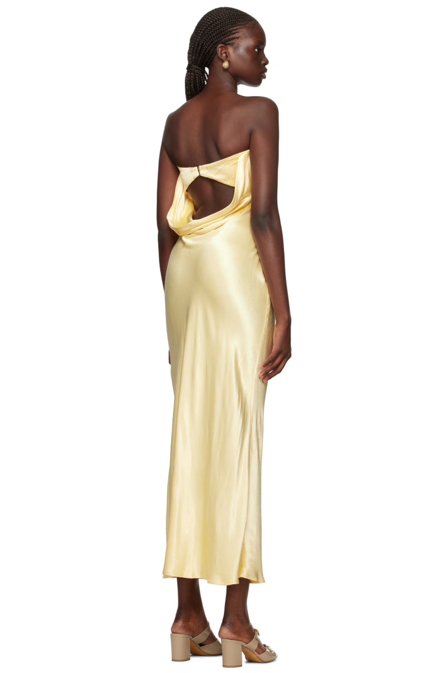 Moon Dance Strapless Dress Ice Yellow