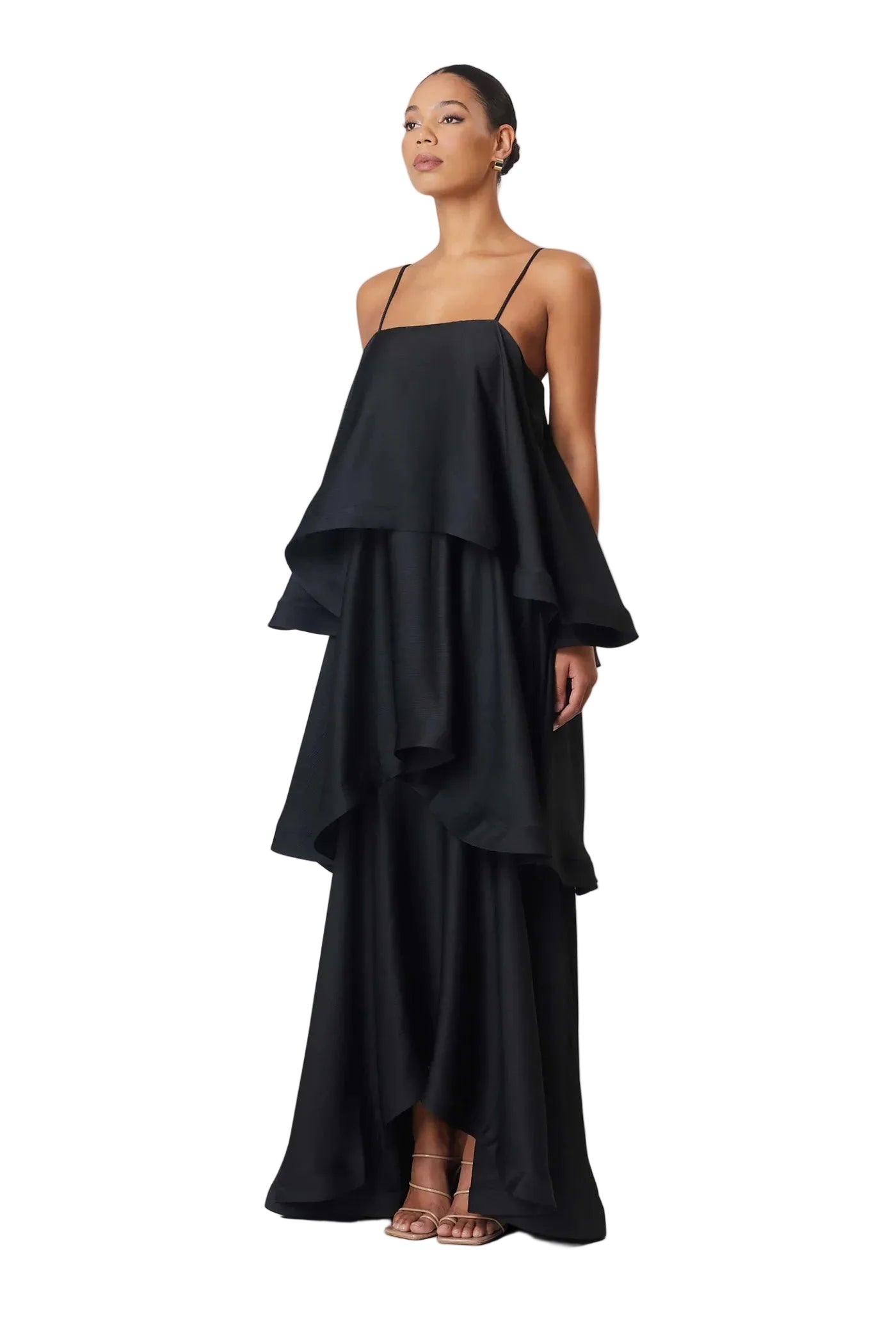 Tilly Tiered Maxi Black