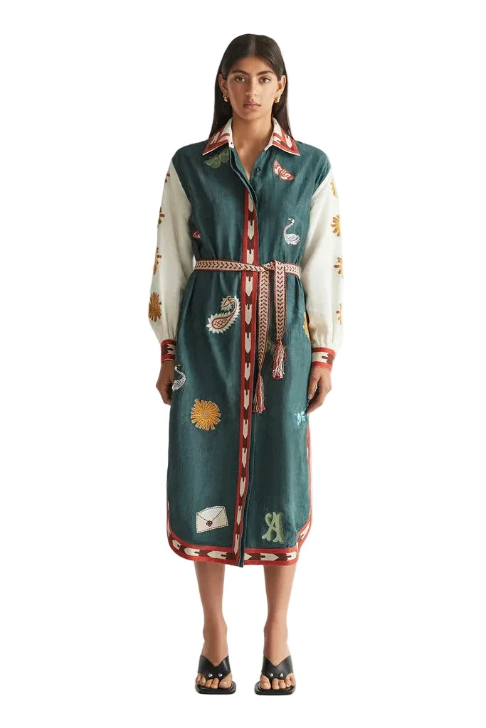 Quincy Belted Shirtdress