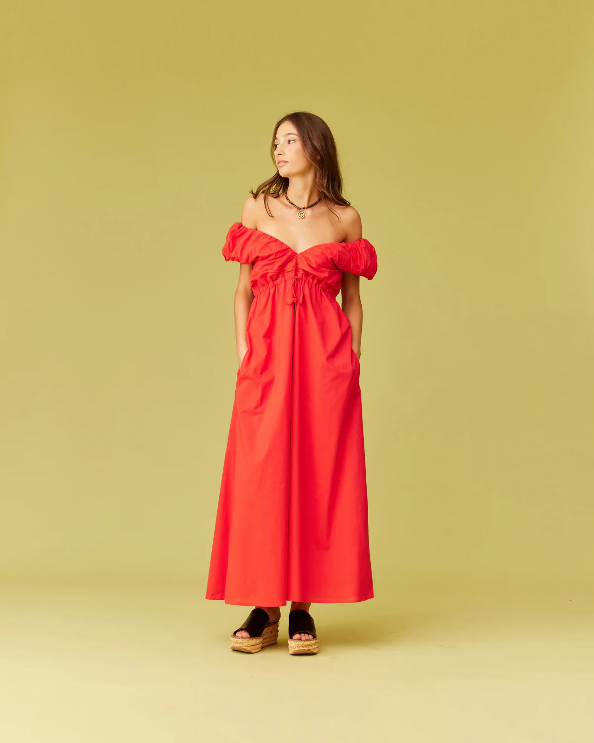 Blanca Dress Cherry