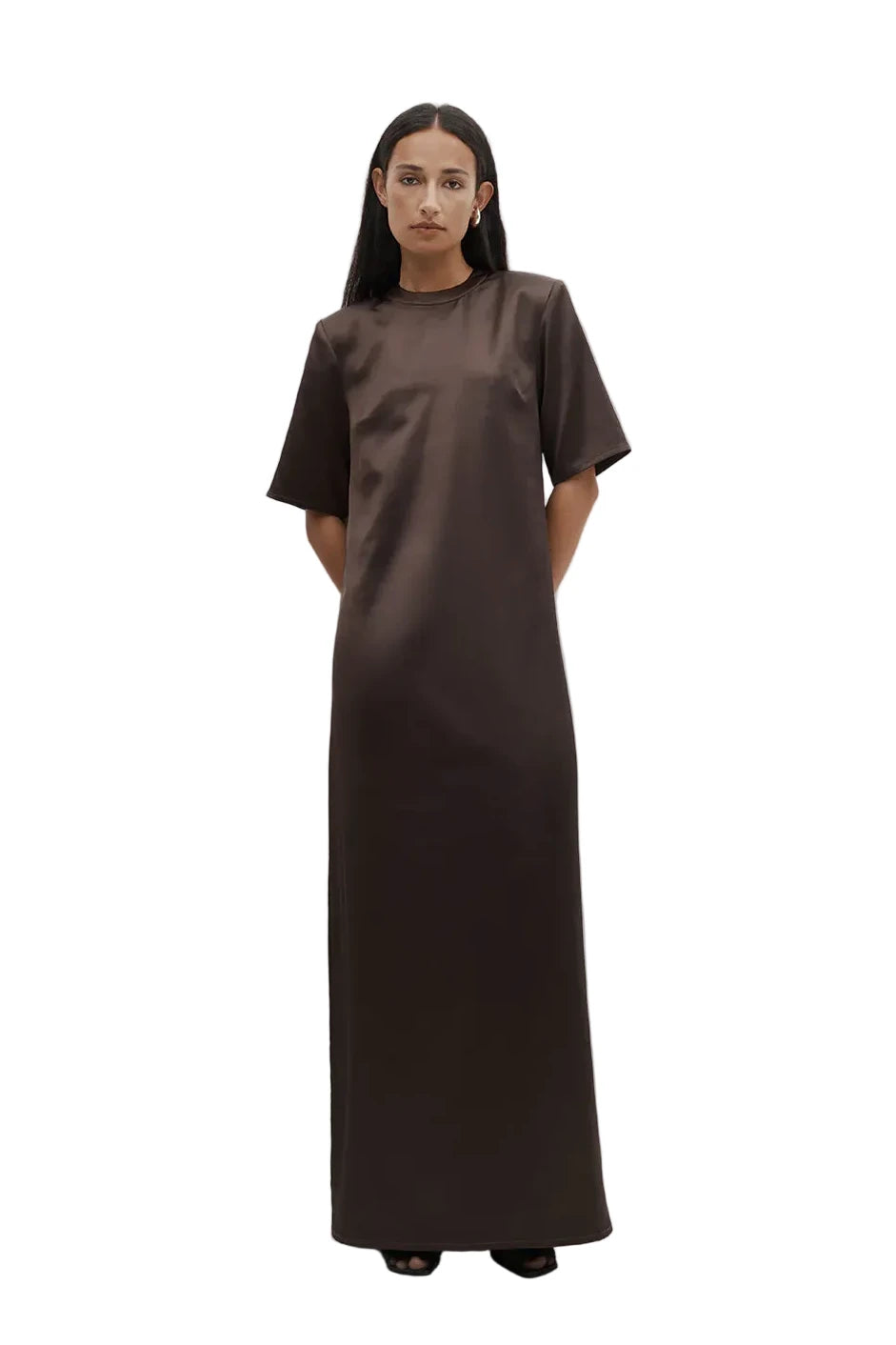 Satin Tee Dress