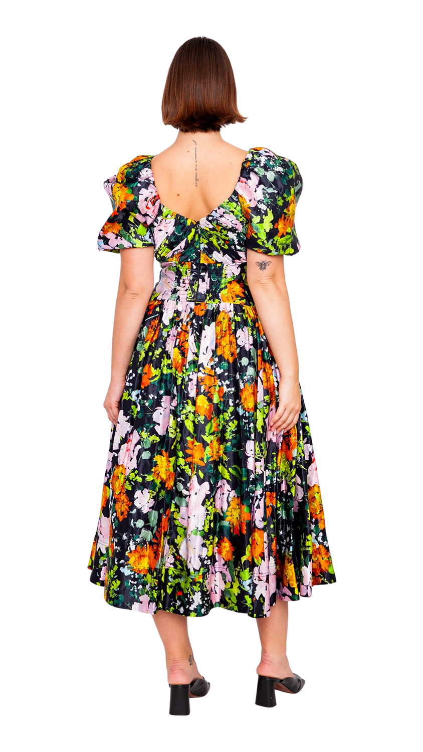 Gabrielle Plunge Midi Dress