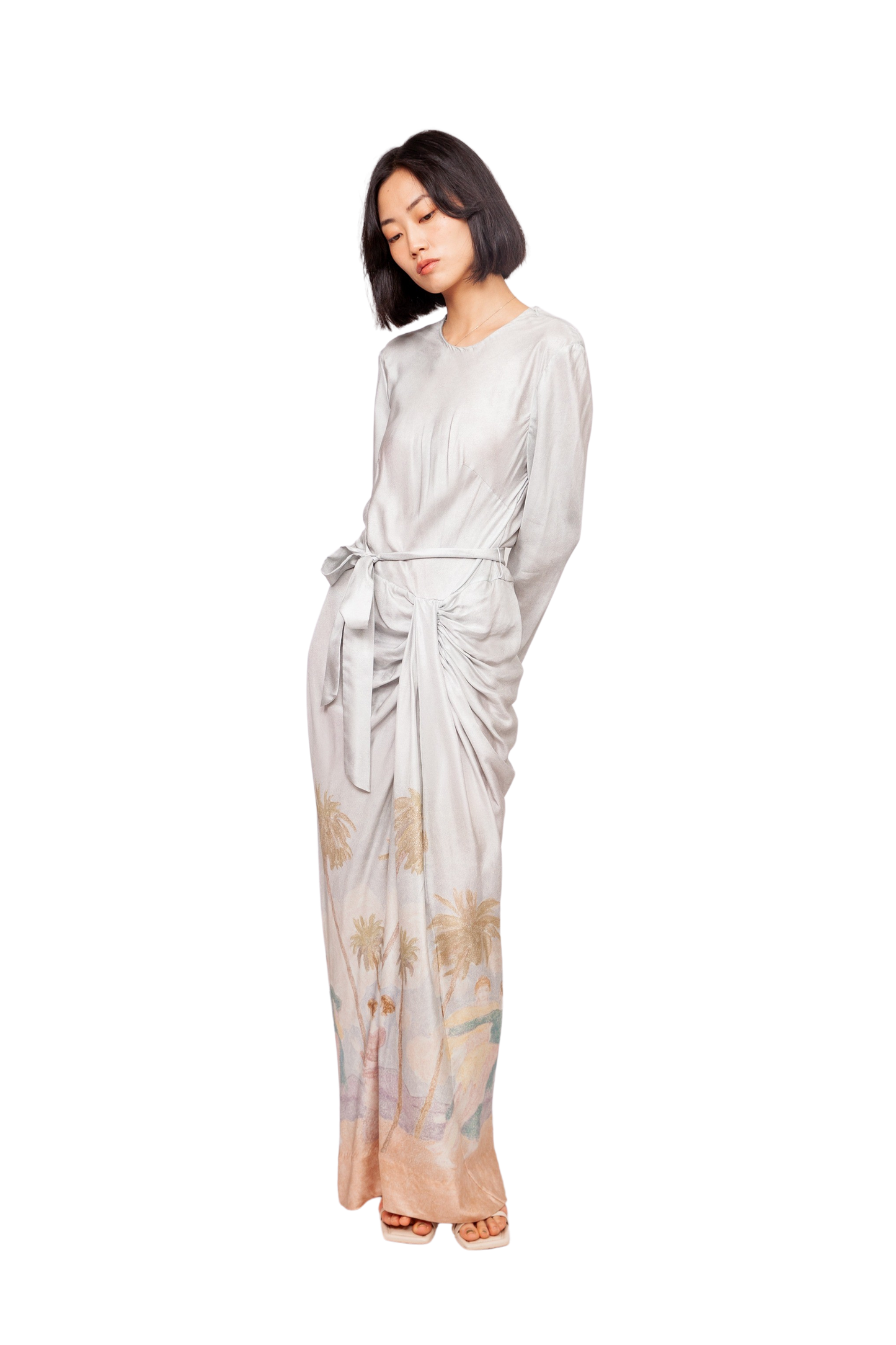 Sensory Drape Midi Dress