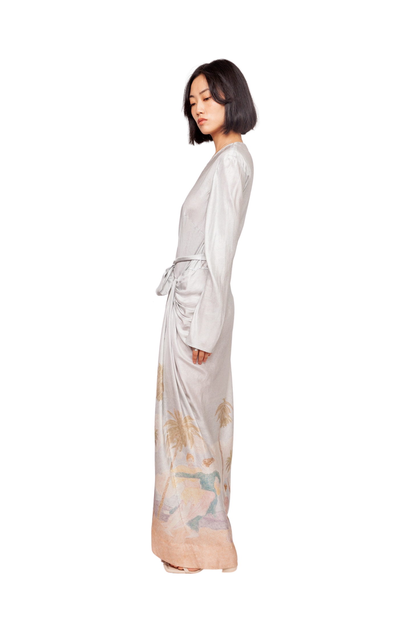 Sensory Drape Midi Dress