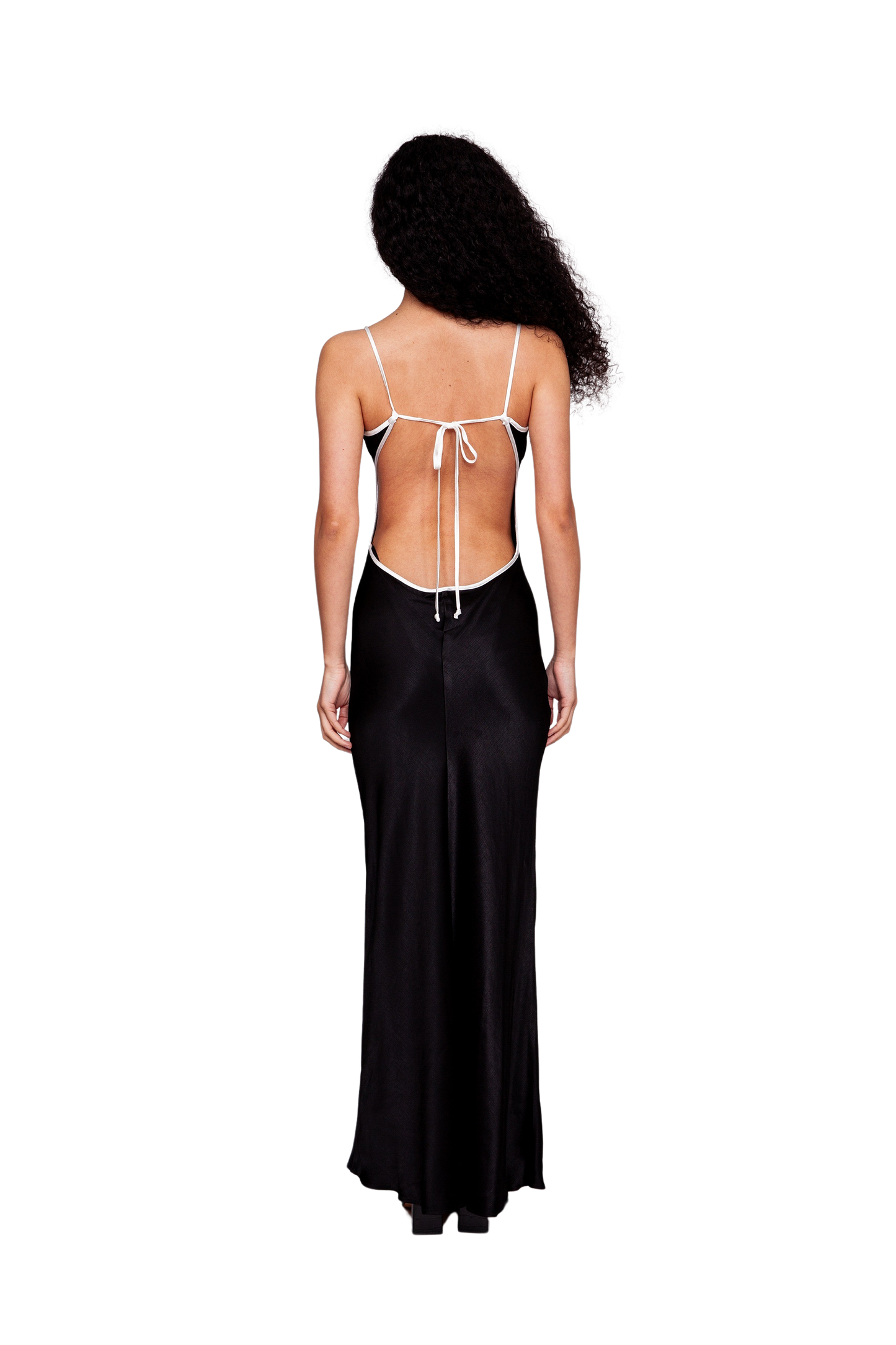 Cedar City Maxi Dress Black Ivory