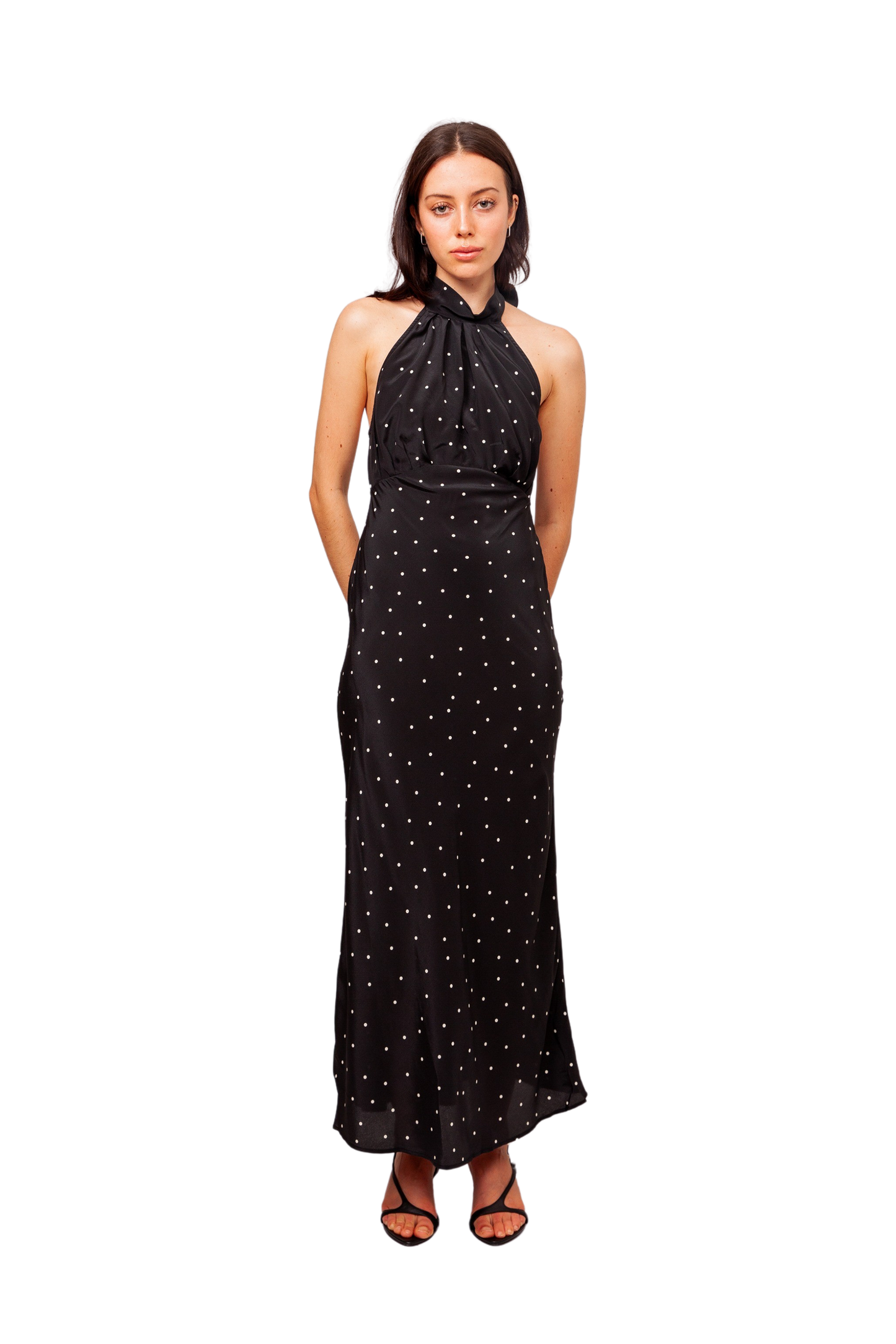 Symphony Silk Halter Dress
