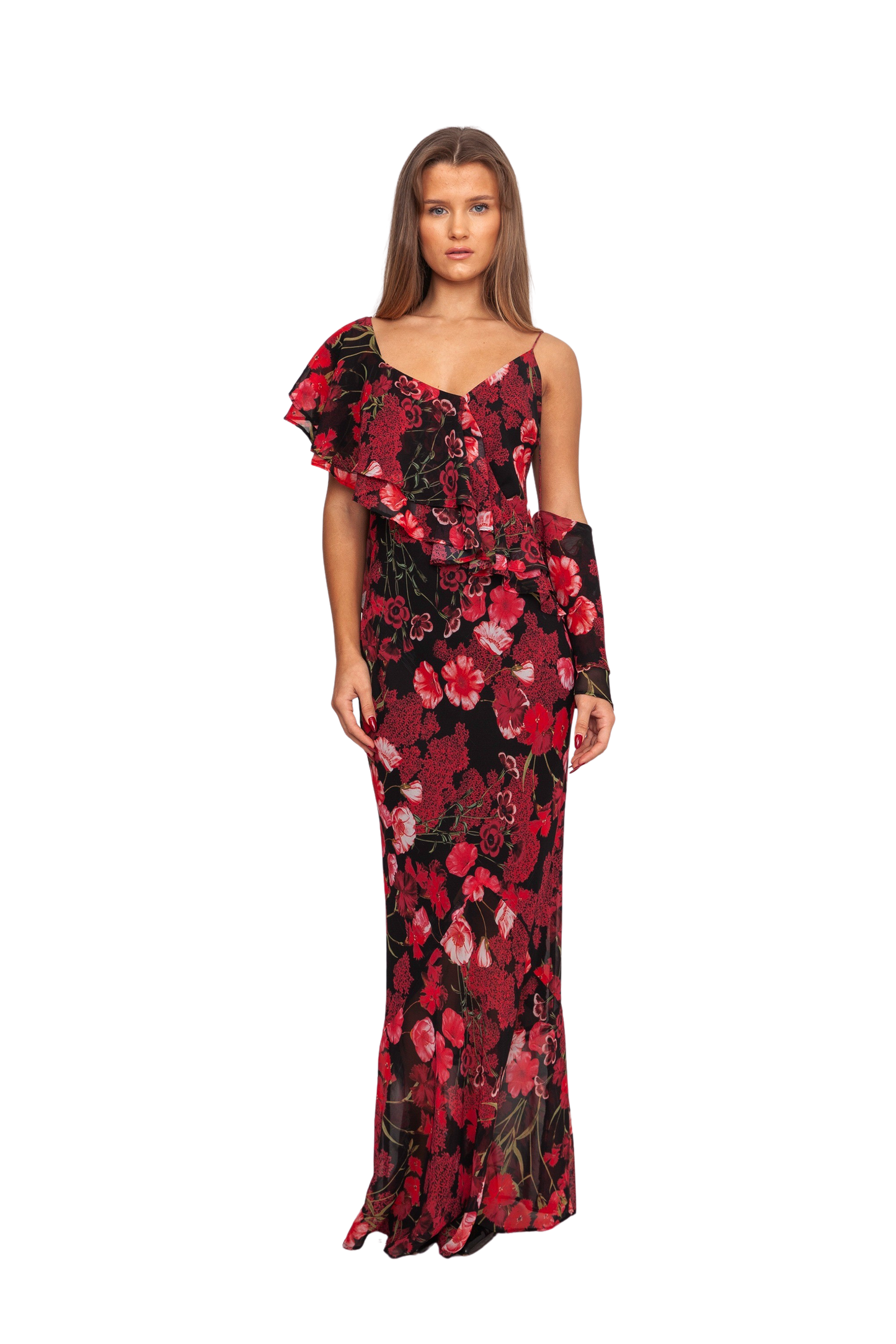 Marina Gown Red Poppy