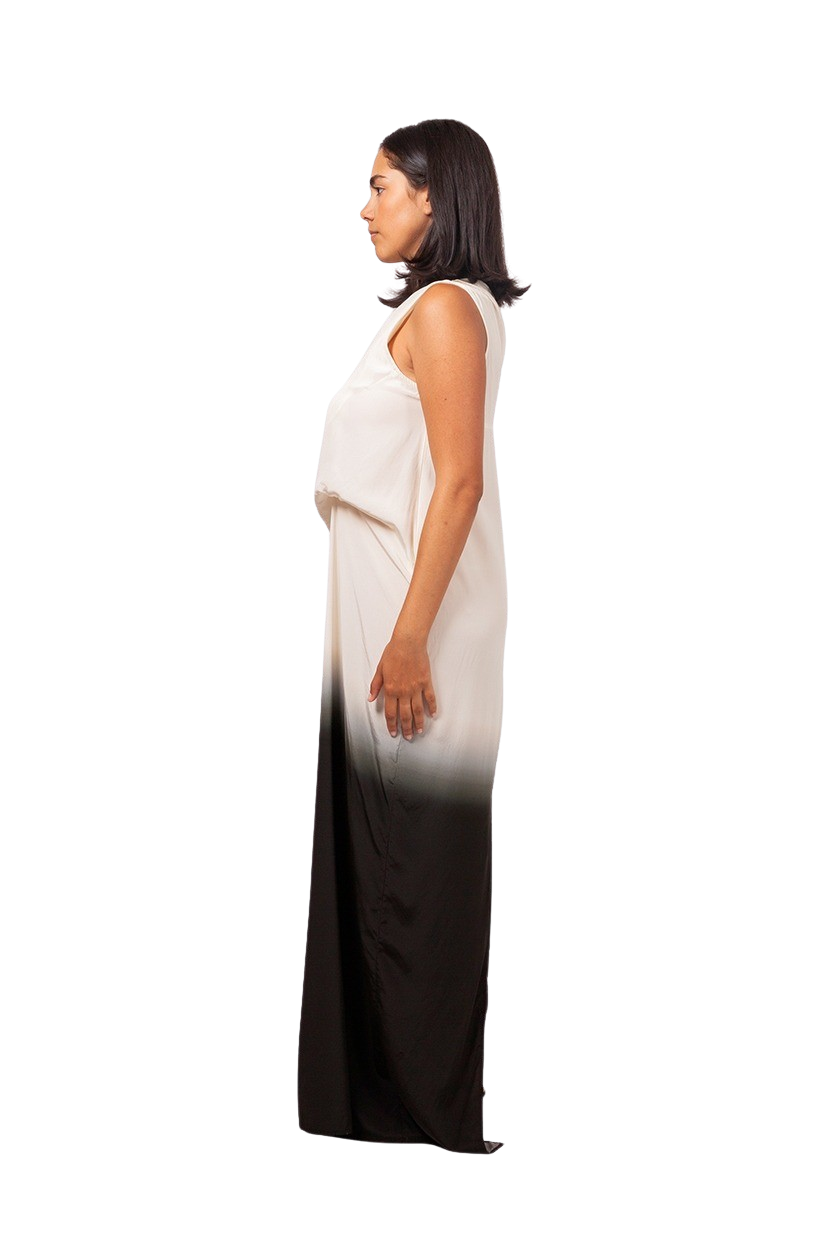 Amory Dress Black & Ivory
