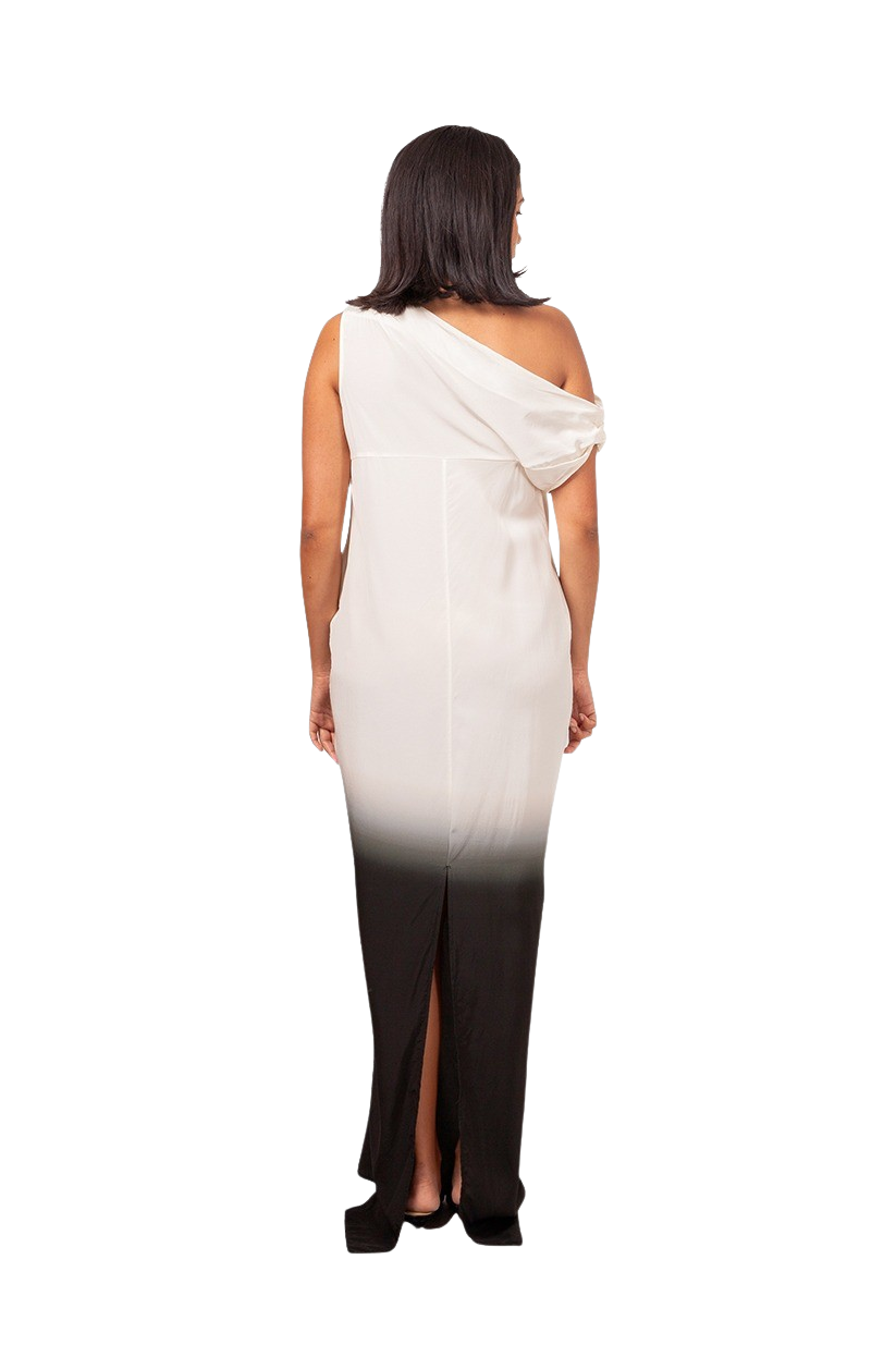 Amory Dress Black & Ivory