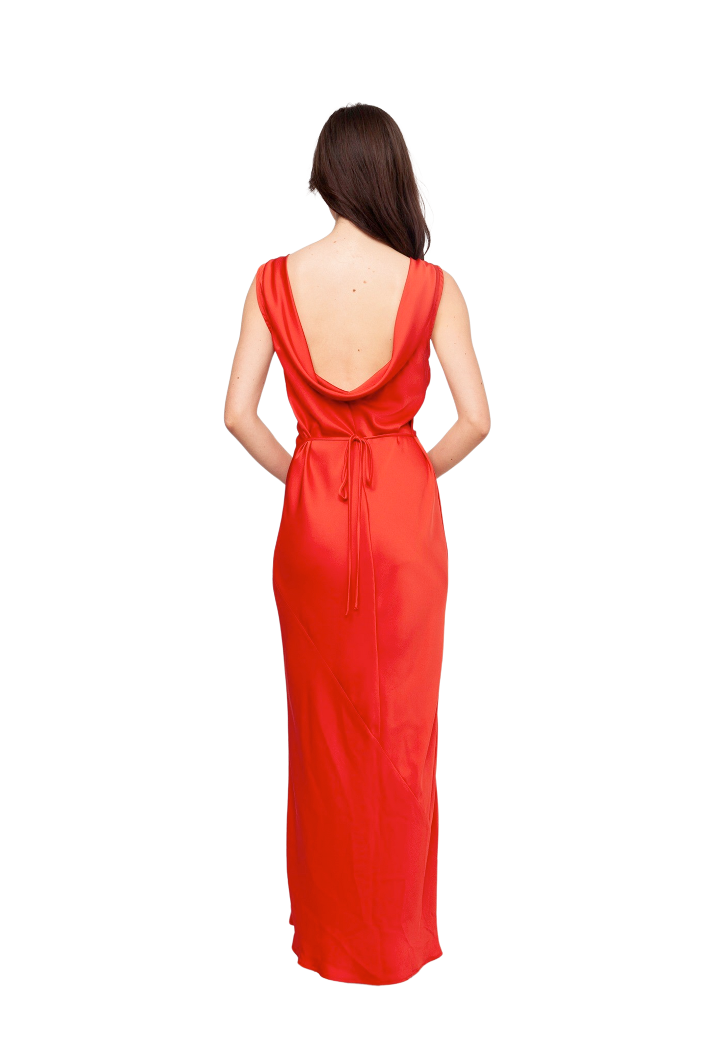 Firebird Cowl Gown Chilli