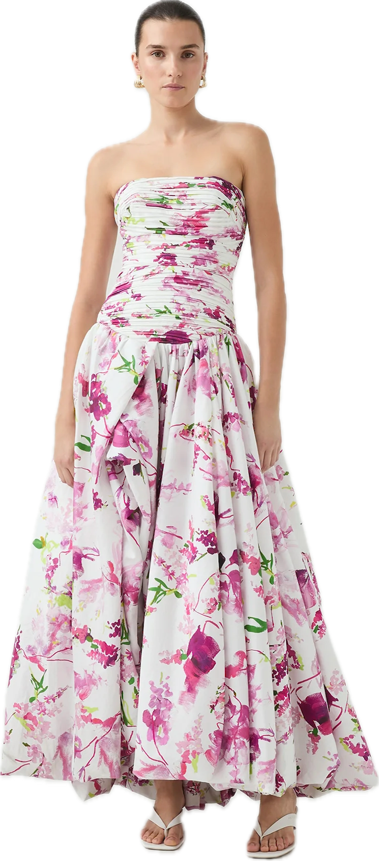 white christmas dresses Behold Maxi Dress | Blue Hydrangea main image 1