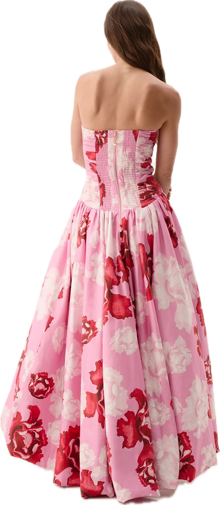 Behold Maxi Dress Pink Boldly Blooming