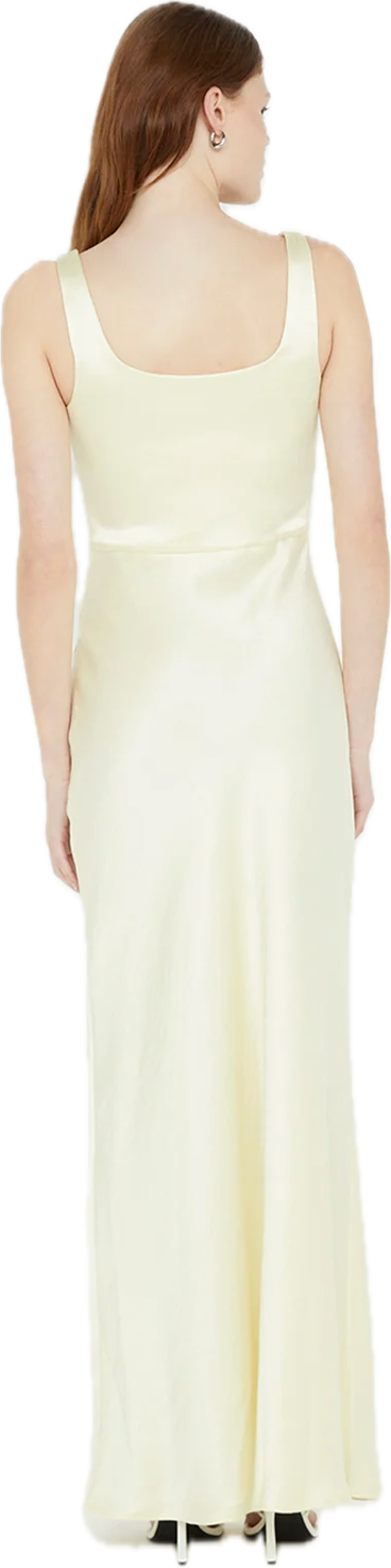 The Dreamer Square Neck Dress Ice Yellow