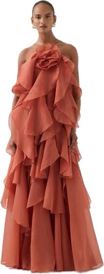 Pandorea Layered Maxi Dress Coral Clay – The Dress Room Pandorea Layered Maxi Dress Coral Clay – The Dress Room