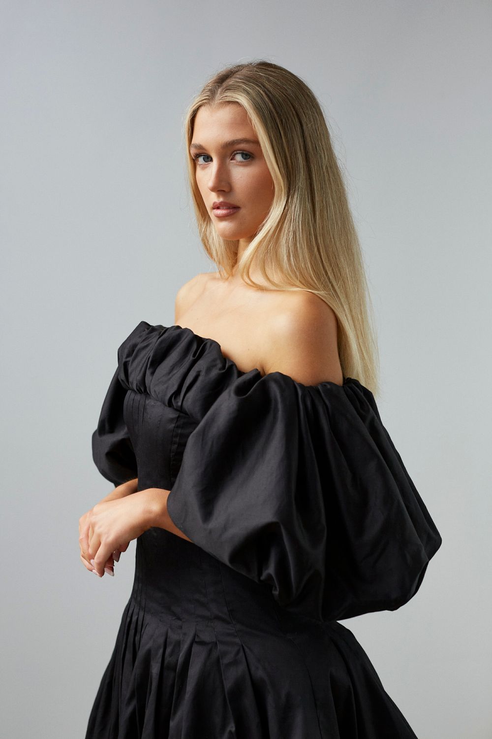 Arles Off Shoulder Mini Dress