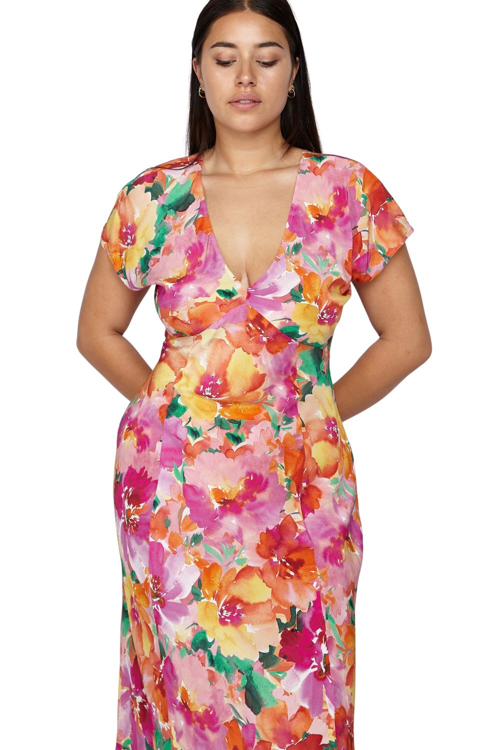 Kata Silk Midi Dress
