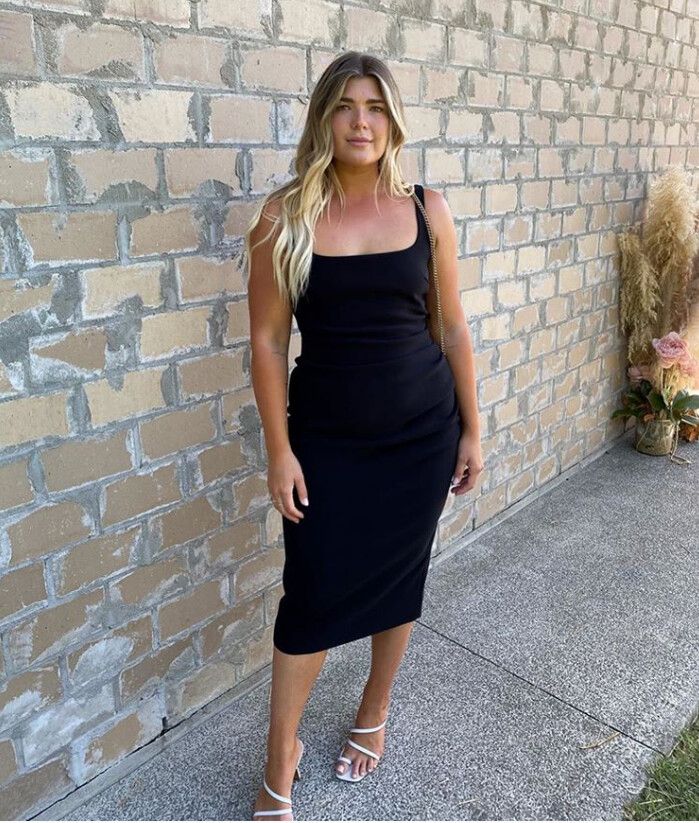 Be Mine Square Neck Dress