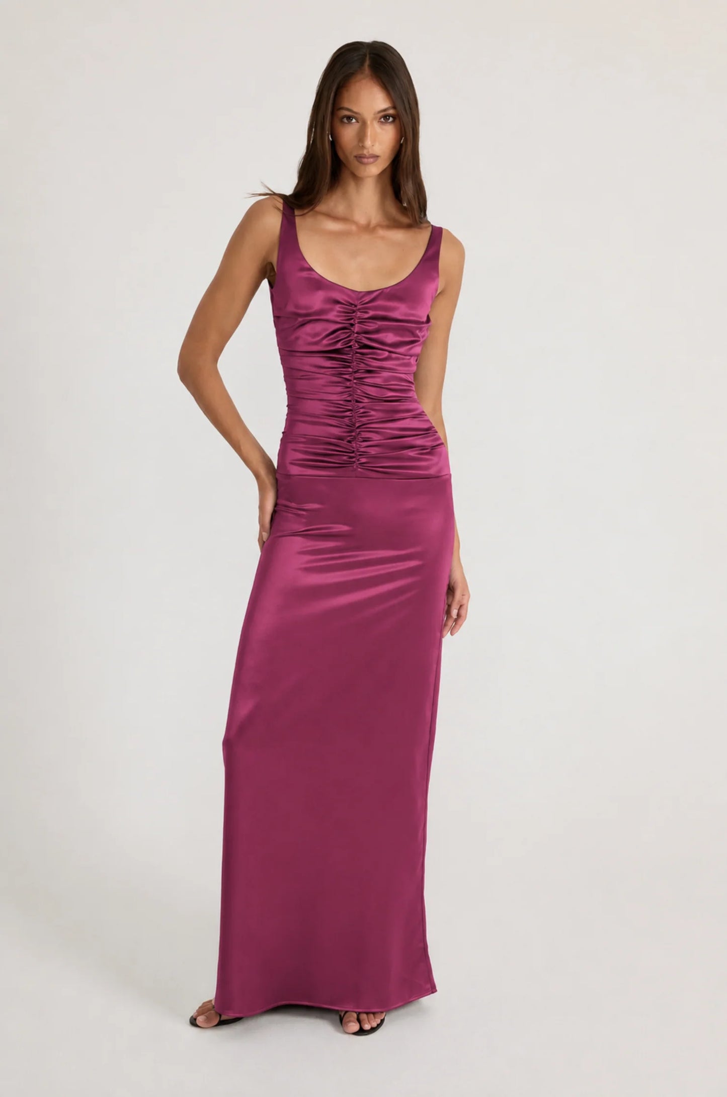 Atlein Gown Plum