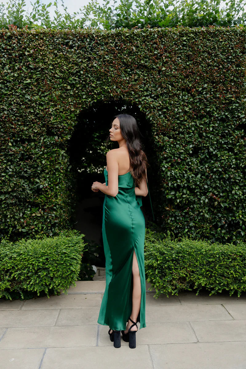 Wilmer Dress Emerald Green