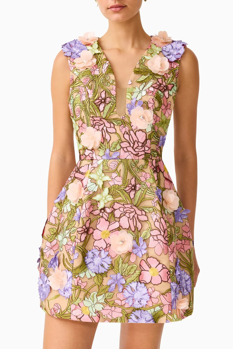 Flora Tulip Mini Dress