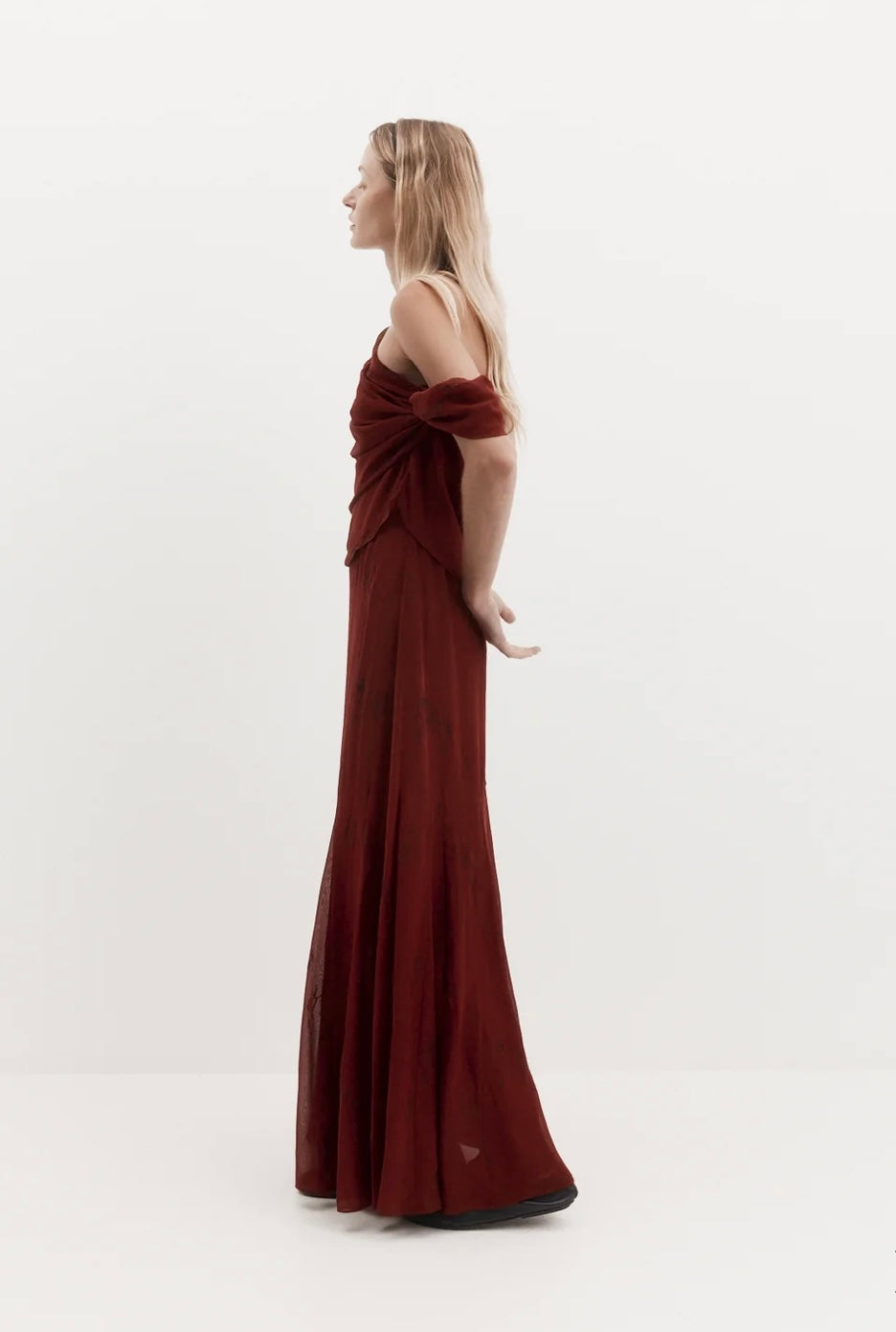 Lucielle Dress Burgundy
