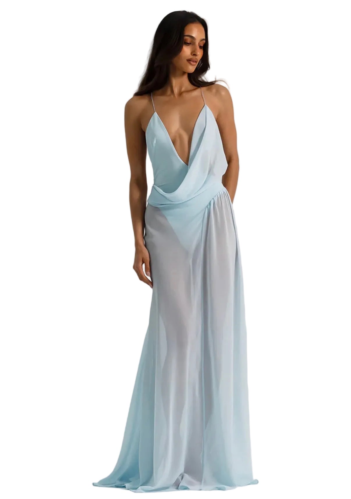 Agnes Dress Ice Blue