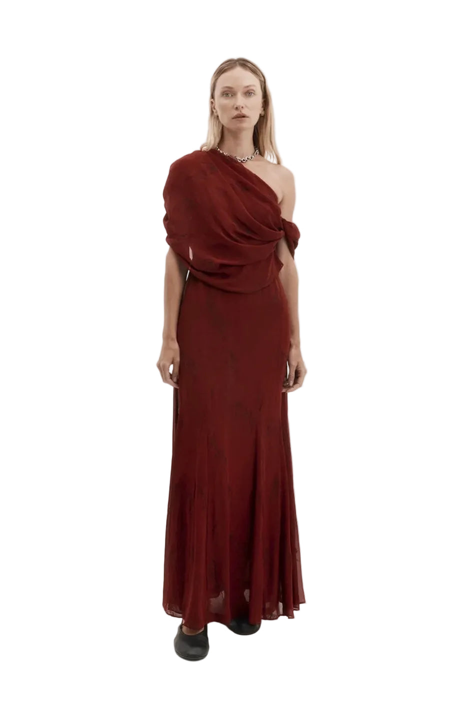 Lucielle Dress Burgundy