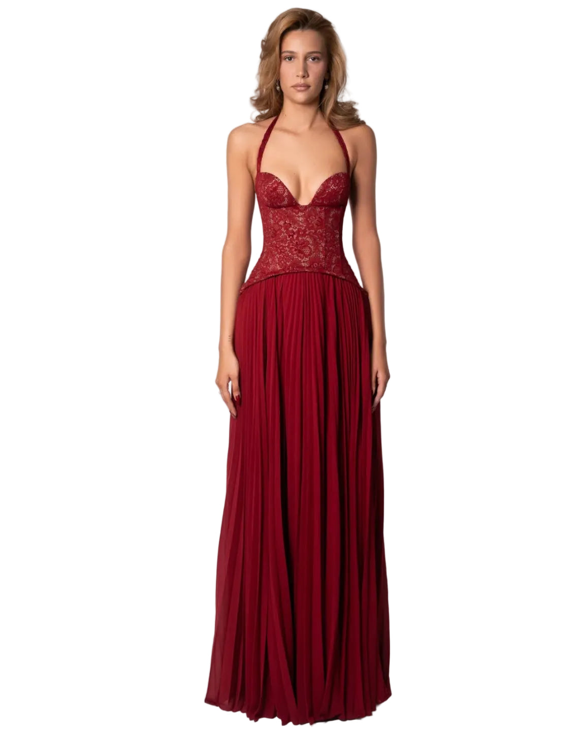 Gaia Dress Red