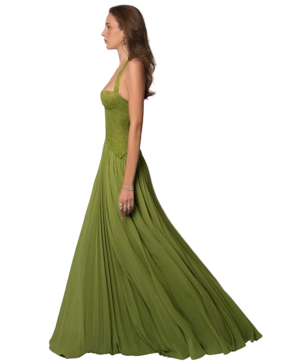 Gaia Dress Green