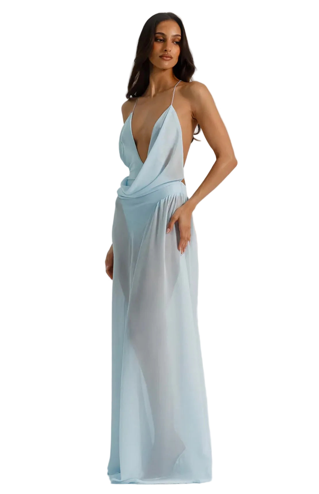 Agnes Dress Ice Blue