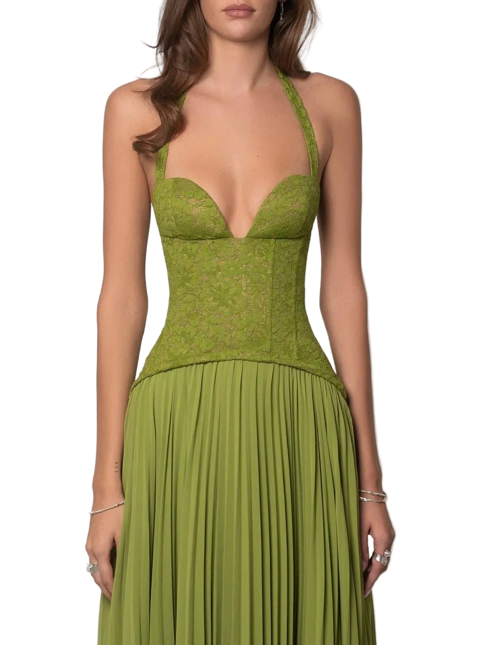 Gaia Dress Green