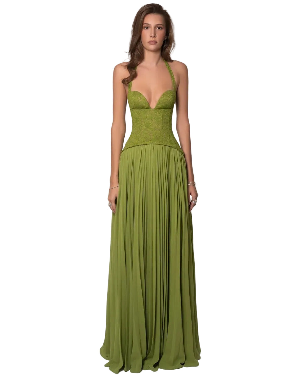 Gaia Dress Green