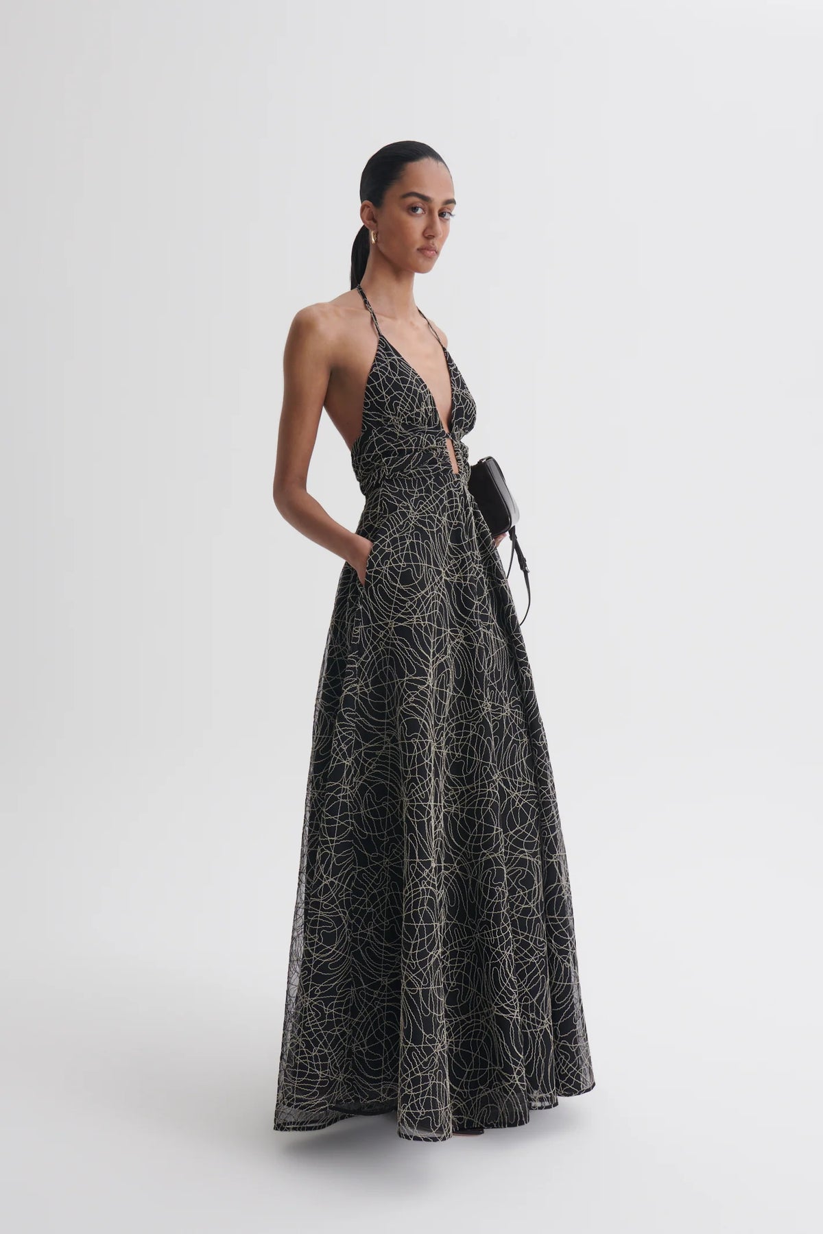 Cornelli Gathered Gown