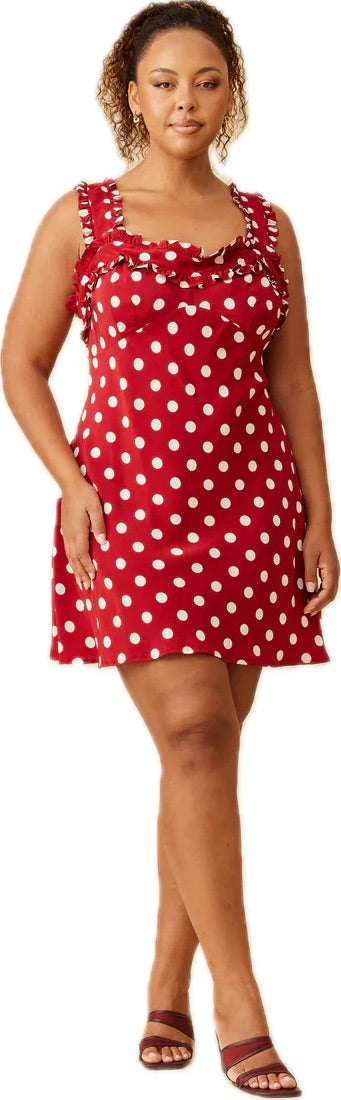 Passionfruit Mini Garnet Polkadot