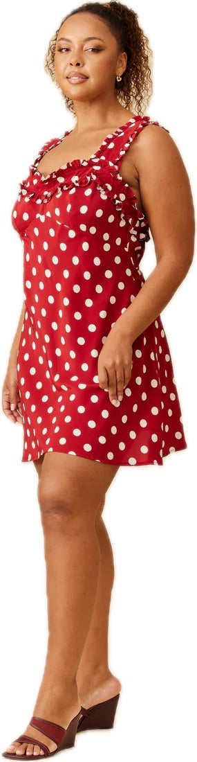 Passionfruit Mini Garnet Polkadot