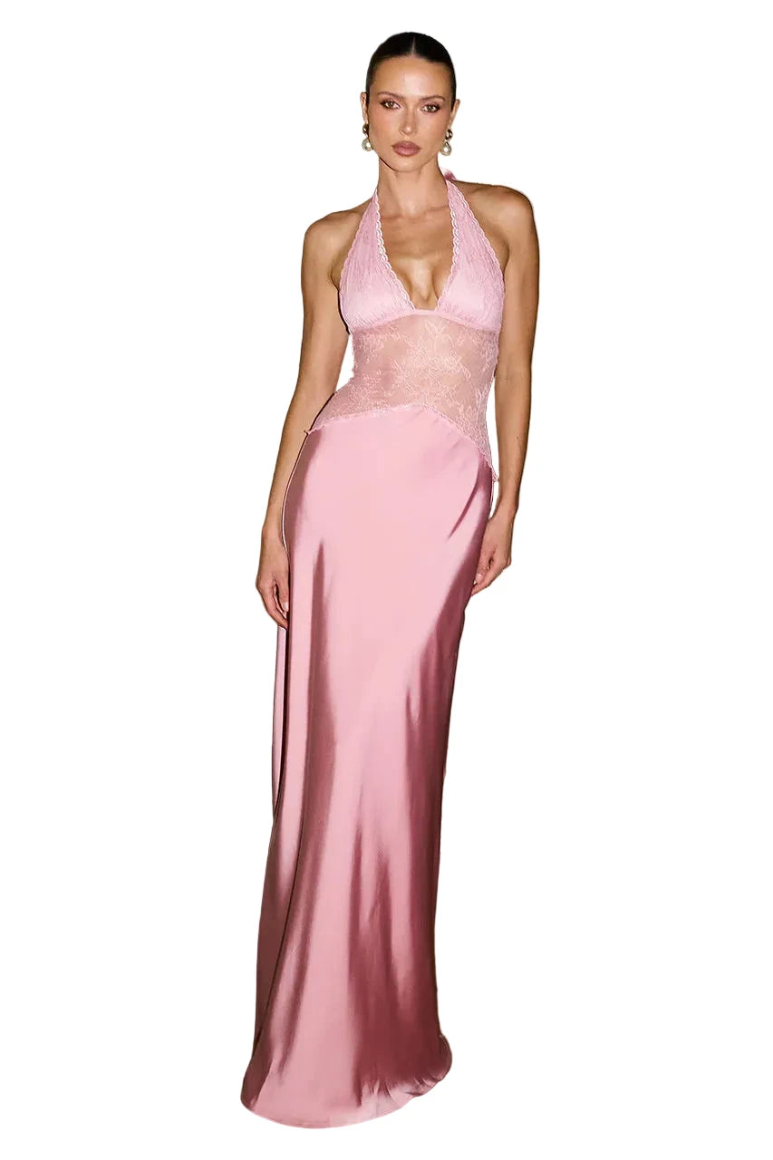 Lilith Halter Maxi Blush