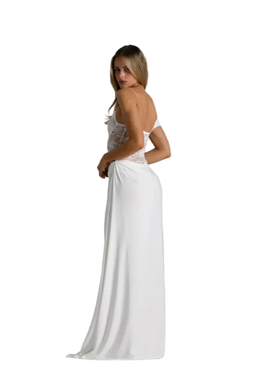 Sloane Dress White