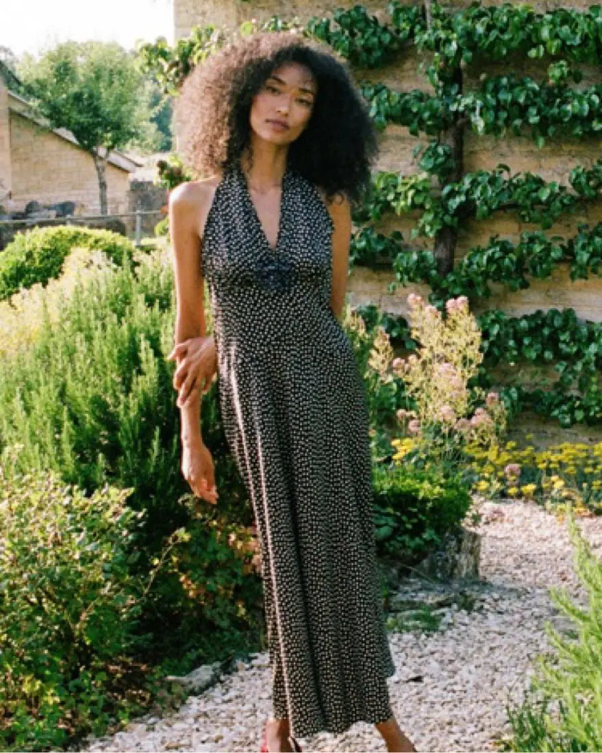 Doen Polk A Dot Halter Dress