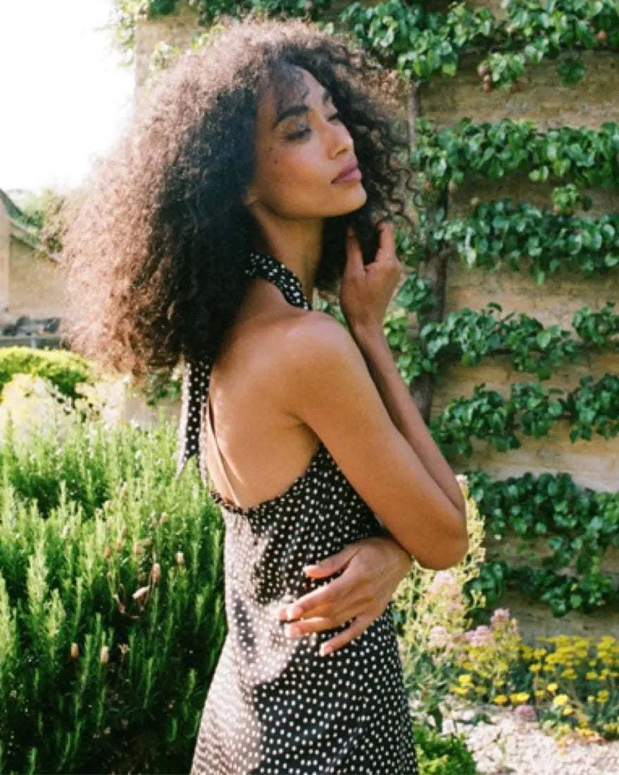 Doen Polk A Dot Halter Dress