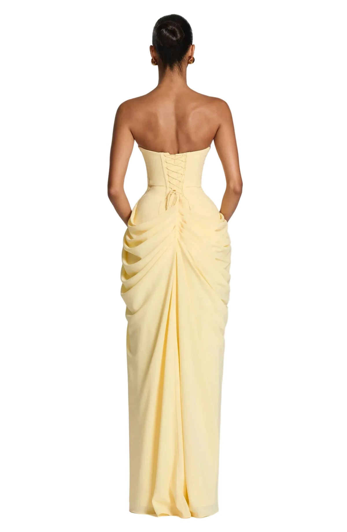 Cyra Maxi Dress Lemon