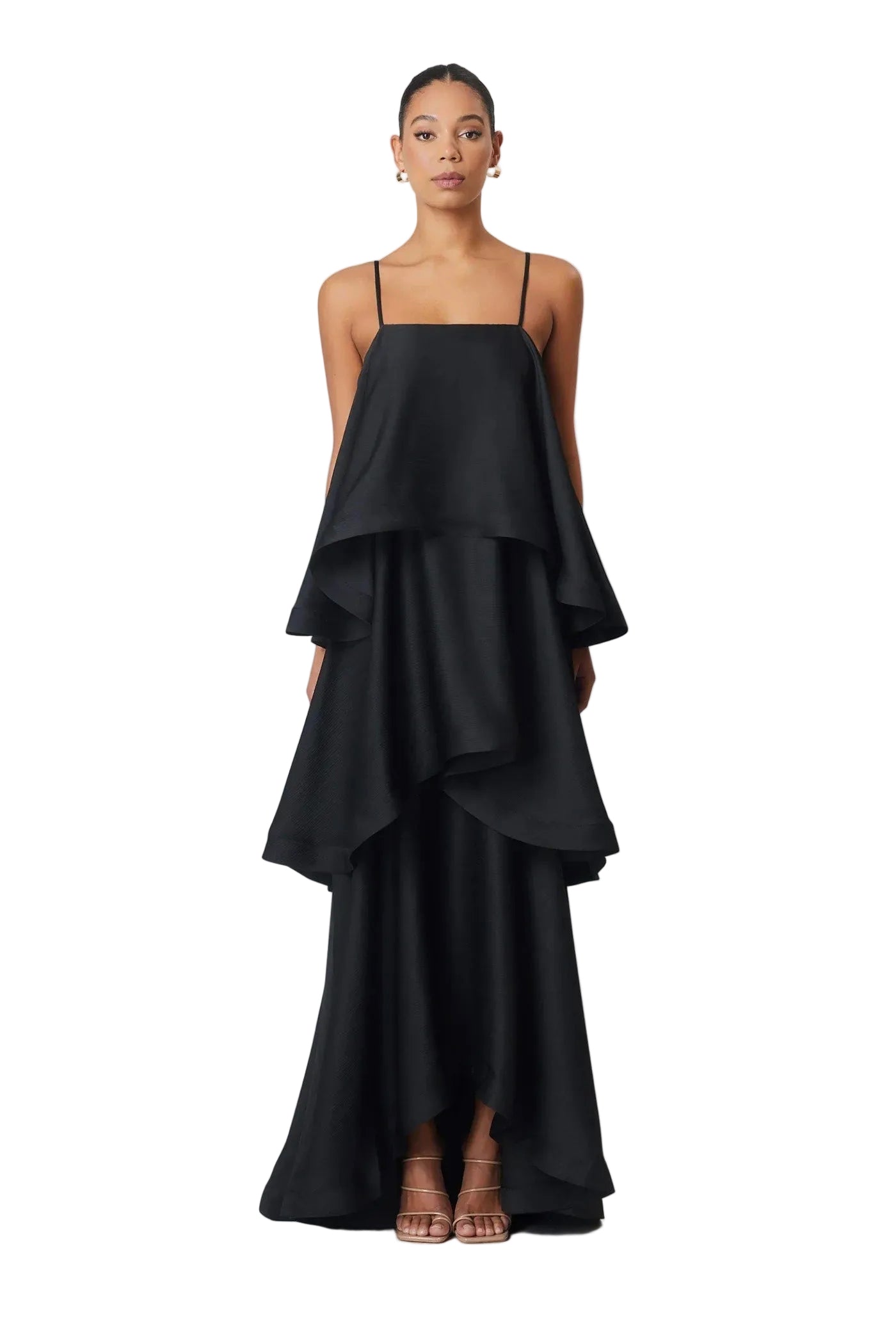 Tilly Tiered Maxi Black
