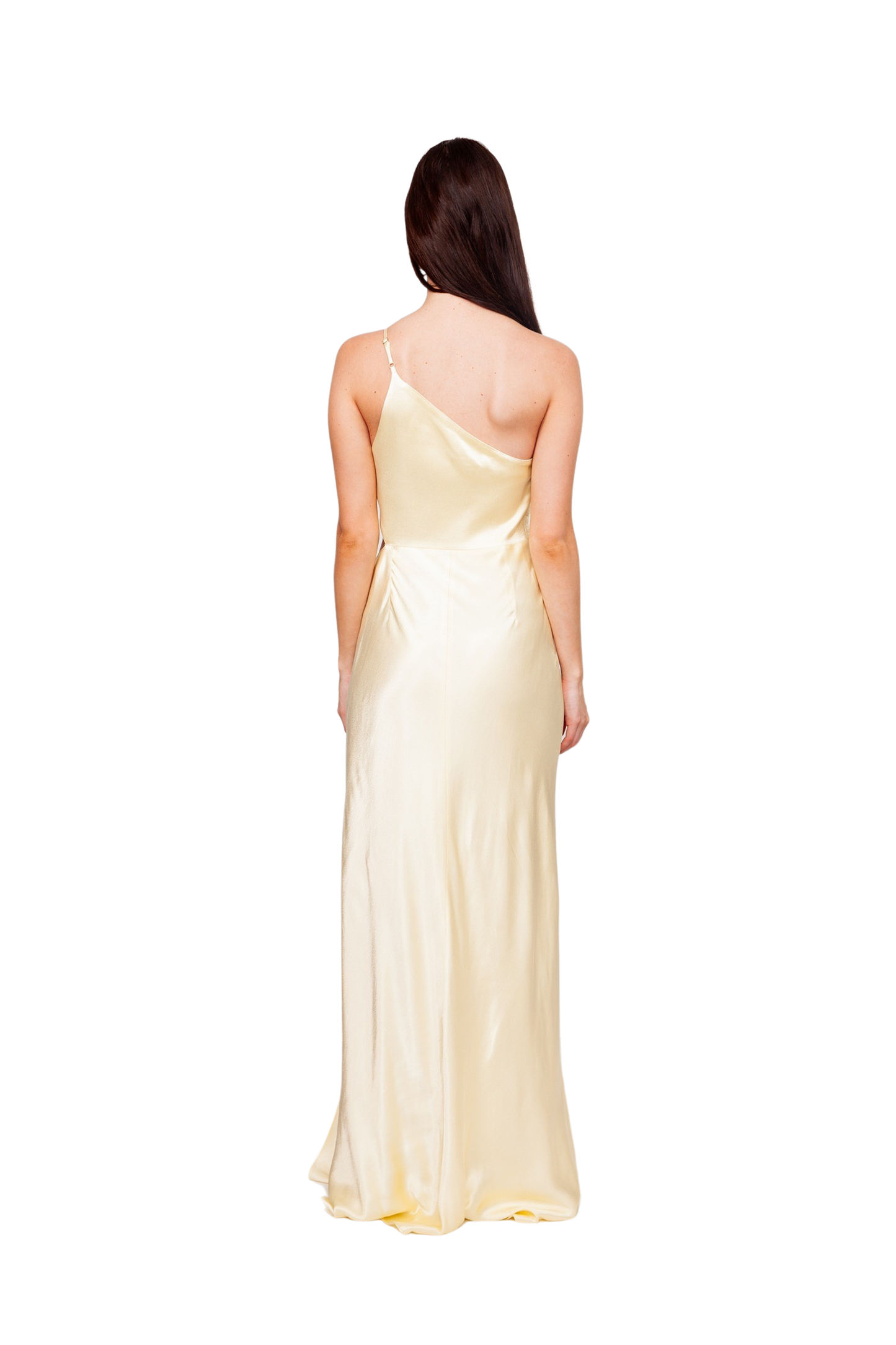 La Lune Asymmetrical Gathered Maxi Dress Lemon The Dress Room La Lune Asymmetrical Gathered Maxi Dress Lemon The Dress Room
