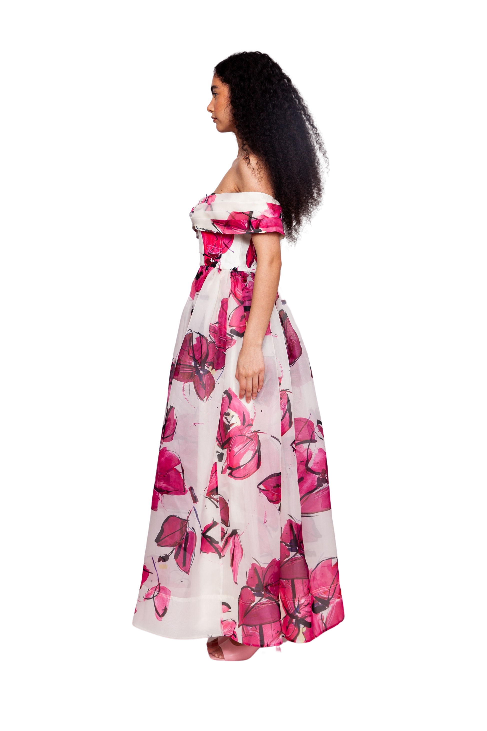 aje cordelia corseted maxi dress Aje - Cordelia Corseted Maxi Dress, Black
