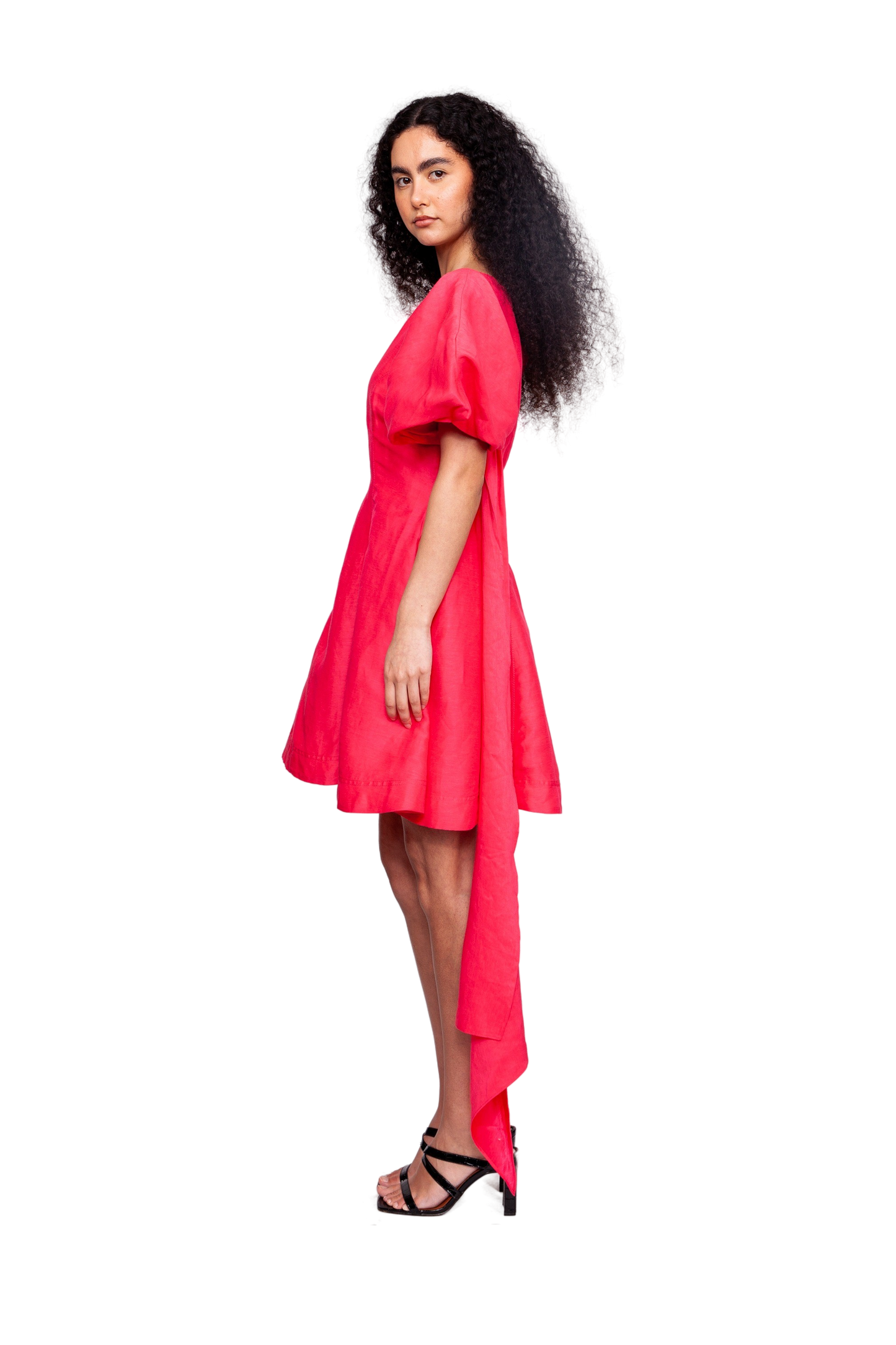 arista tulip sleeve mini dress Buy Aje Arista Tulip Mini Dress - Blue At 70% Off