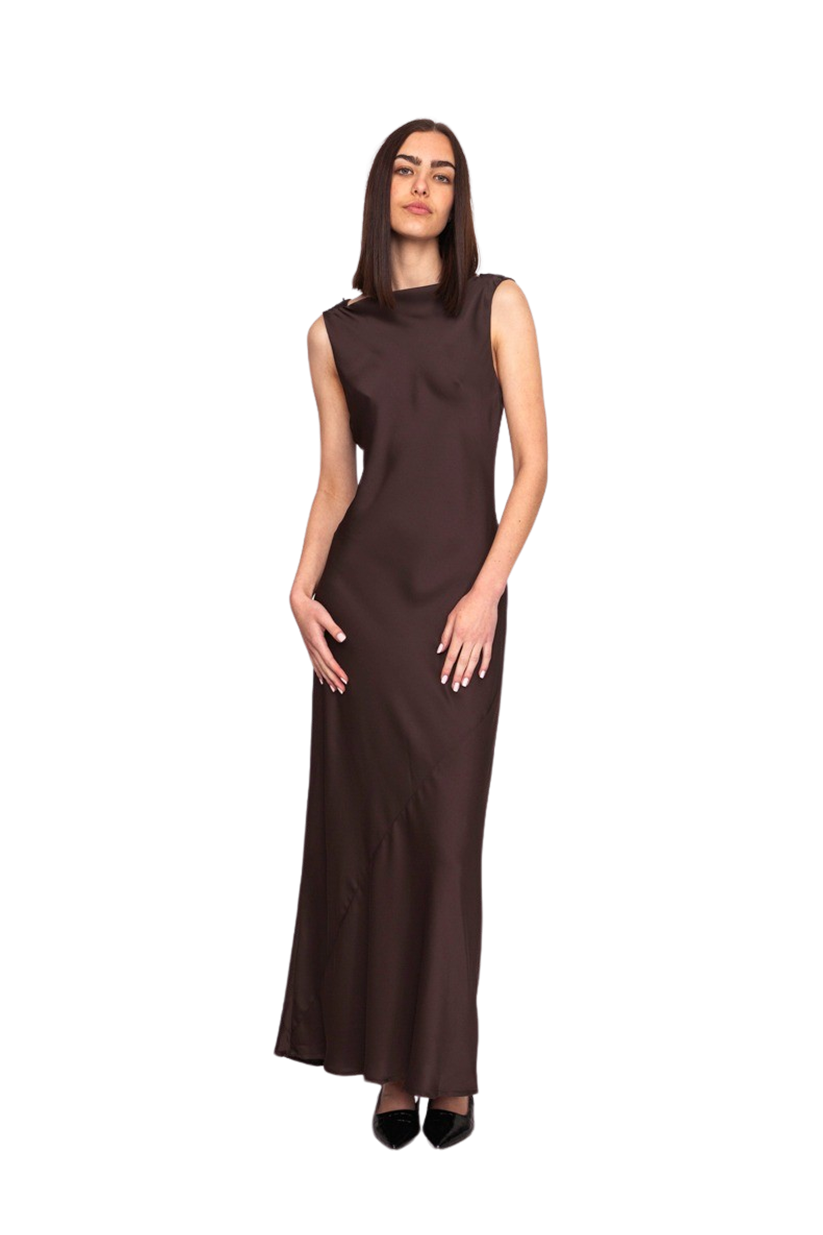 Firebird Cowl Gown Espresso