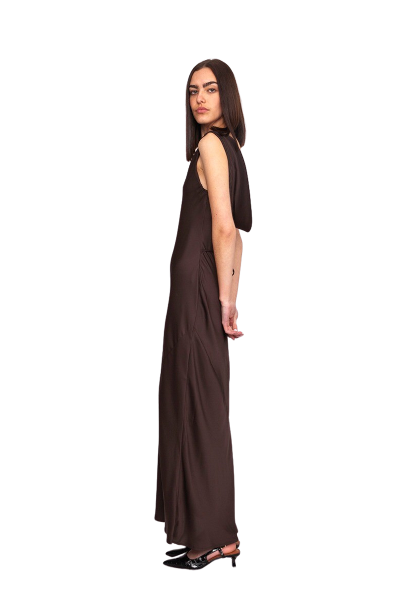 Firebird Cowl Gown Espresso